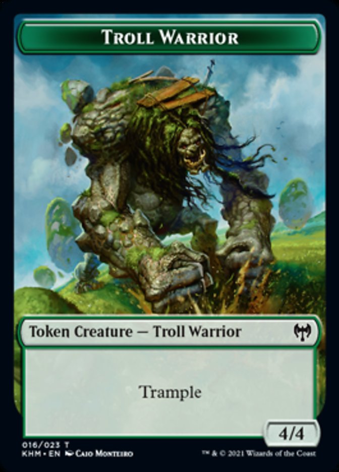 Troll Warrior Token [Kaldheim] | The Gaming Verse