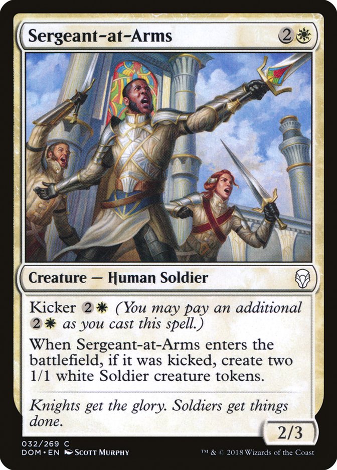 Sergeant-at-Arms [Dominaria] | The Gaming Verse