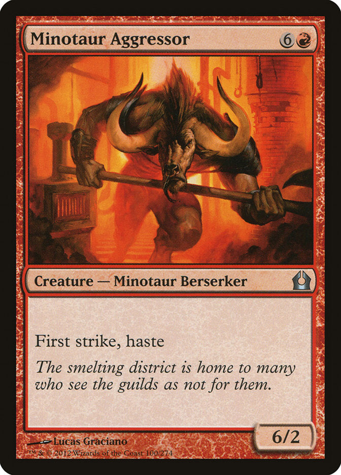 Minotaur Aggressor [Return to Ravnica] | The Gaming Verse