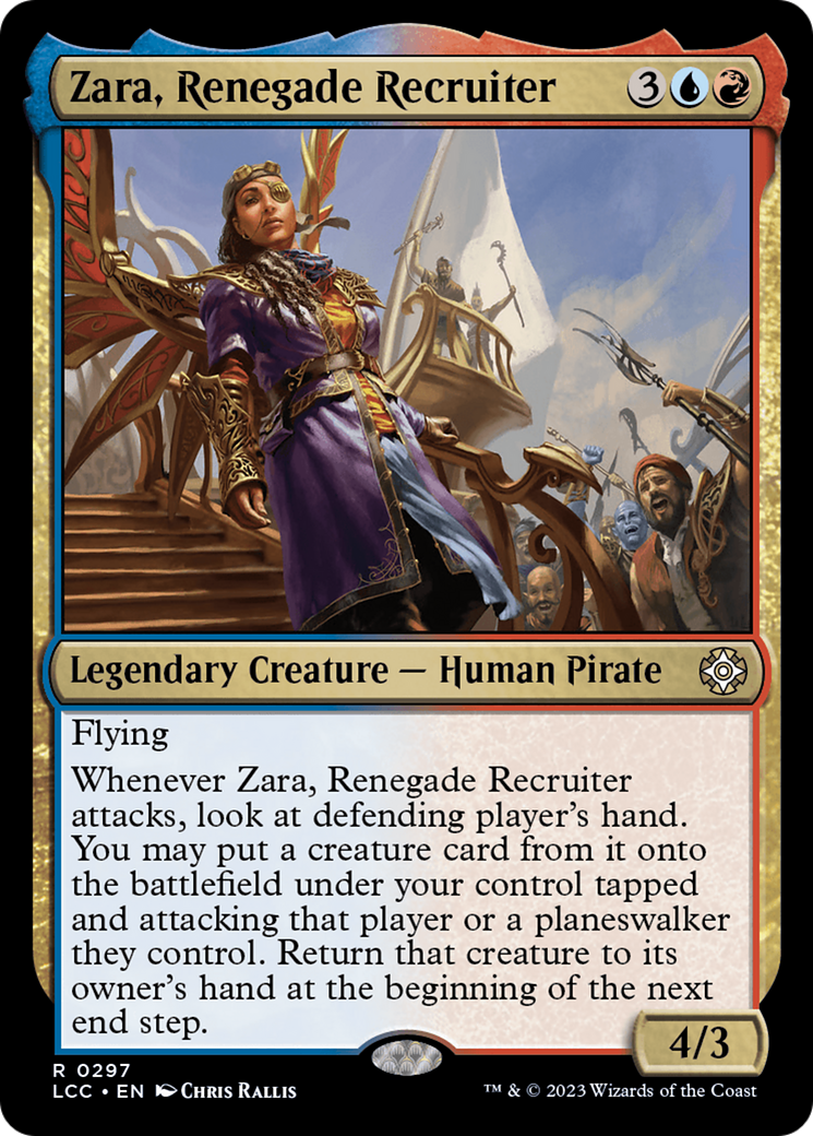 Zara, Renegade Recruiter [The Lost Caverns of Ixalan Commander] | The Gaming Verse