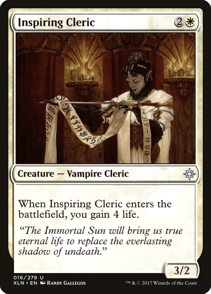 Inspiring Cleric [Ixalan] | The Gaming Verse