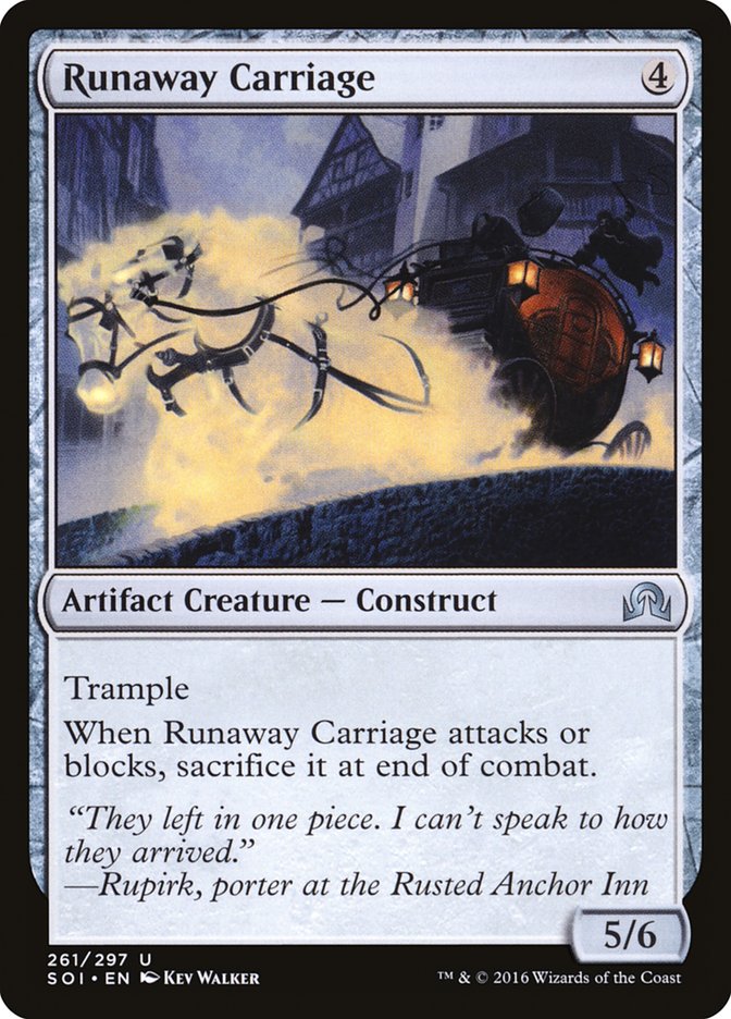 Runaway Carriage [Shadows over Innistrad] | The Gaming Verse