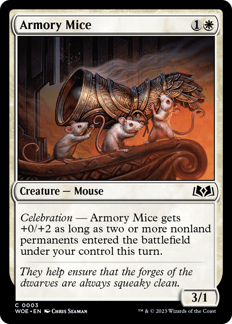 Armory Mice [Wilds of Eldraine] | The Gaming Verse