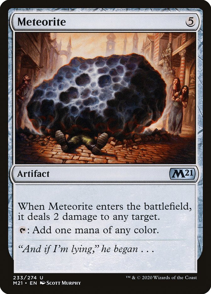 Meteorite [Core Set 2021] | The Gaming Verse