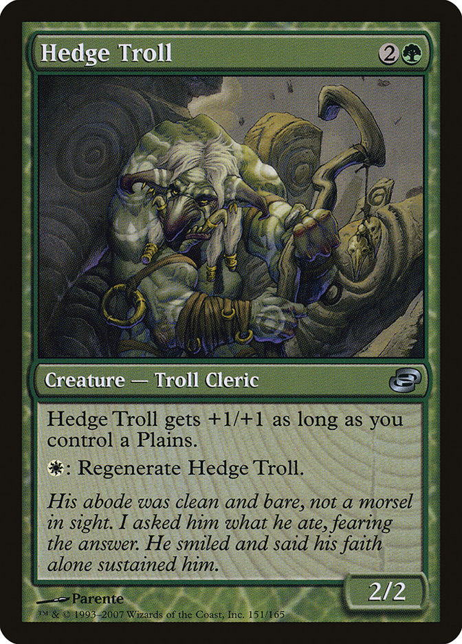 Hedge Troll [Planar Chaos] | The Gaming Verse