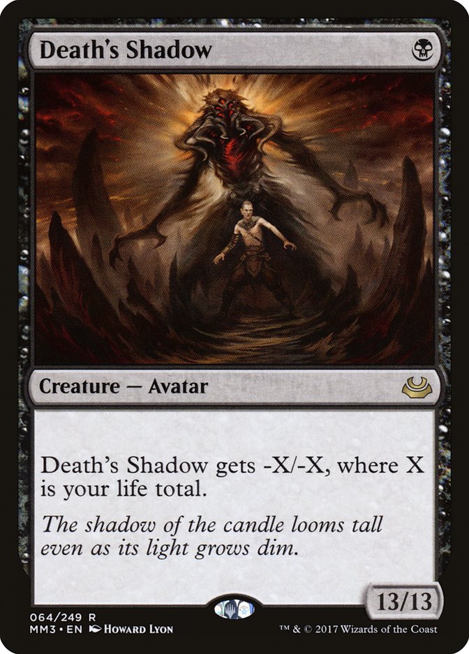 Death's Shadow [Modern Masters 2017] | The Gaming Verse