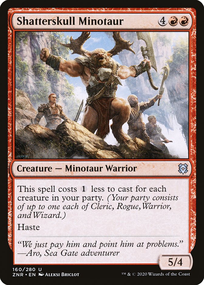 Shatterskull Minotaur [Zendikar Rising] | The Gaming Verse