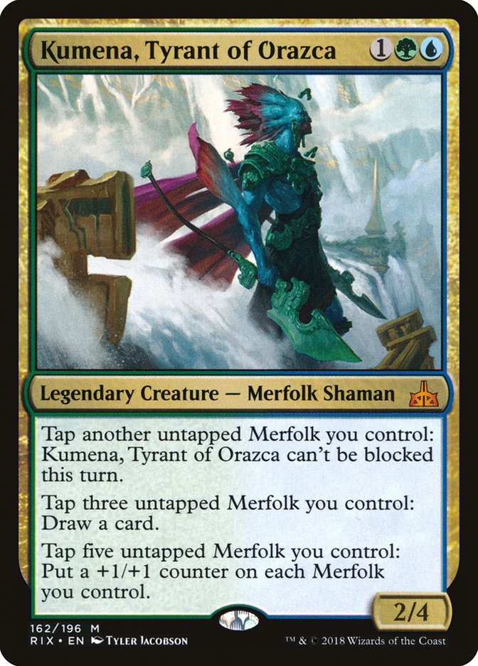 Kumena, Tyrant of Orazca [Rivals of Ixalan] | The Gaming Verse