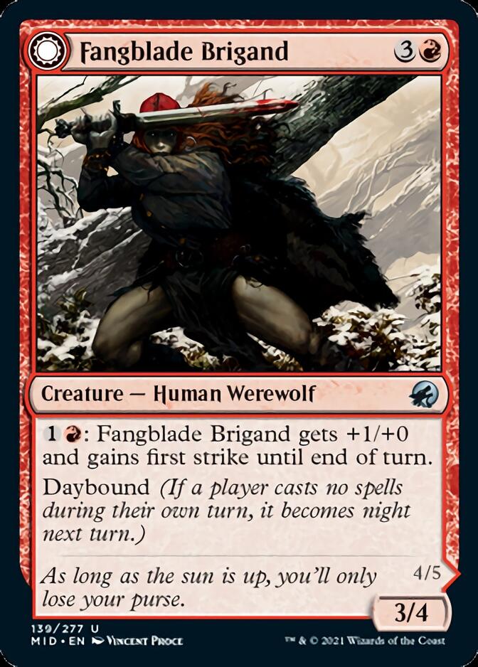 Fangblade Brigand // Fangblade Eviscerator [Innistrad: Midnight Hunt] | The Gaming Verse