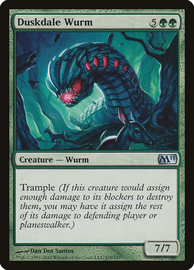 Duskdale Wurm [Magic 2011] | The Gaming Verse