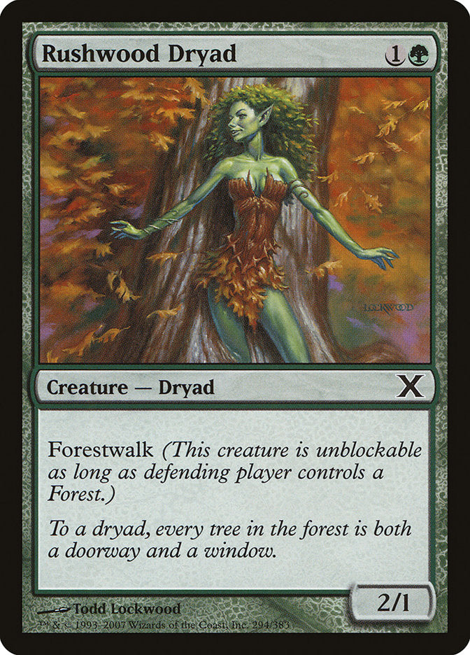 Rushwood Dryad [Tenth Edition] | The Gaming Verse