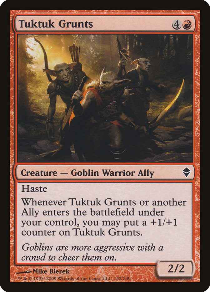 Tuktuk Grunts [Zendikar] | The Gaming Verse