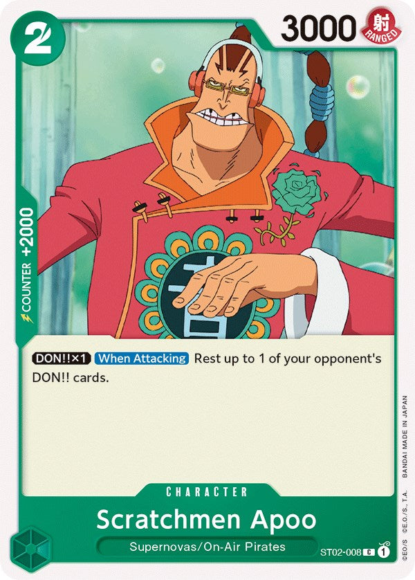 Scratchmen Apoo [Starter Deck: Worst Generation] | The Gaming Verse