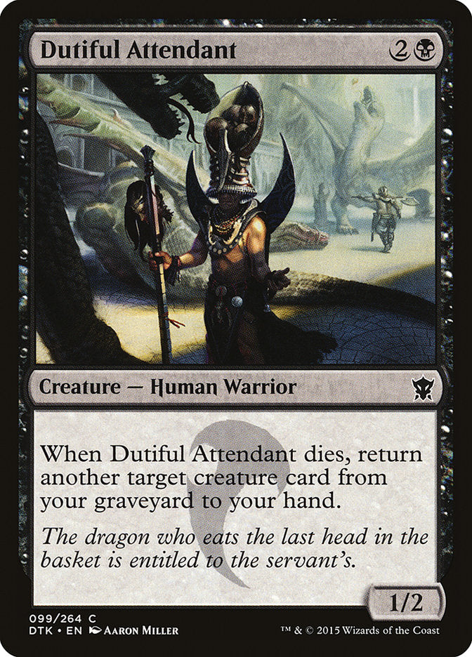 Dutiful Attendant [Dragons of Tarkir] | The Gaming Verse