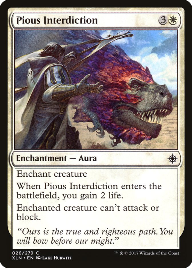 Pious Interdiction [Ixalan] | The Gaming Verse