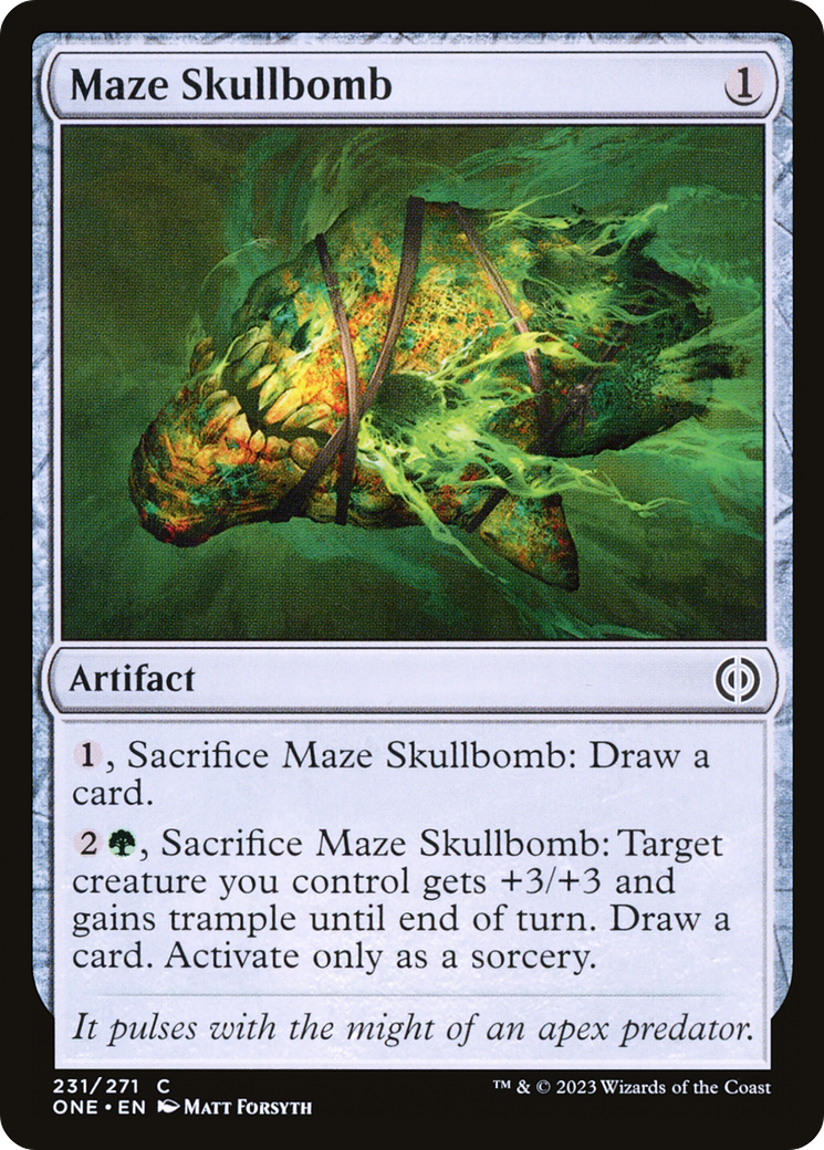 Maze Skullbomb [Phyrexia: All Will Be One] | The Gaming Verse