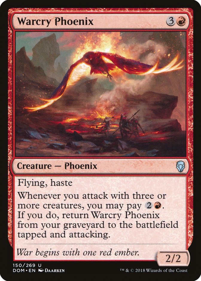 Warcry Phoenix [Dominaria] | The Gaming Verse