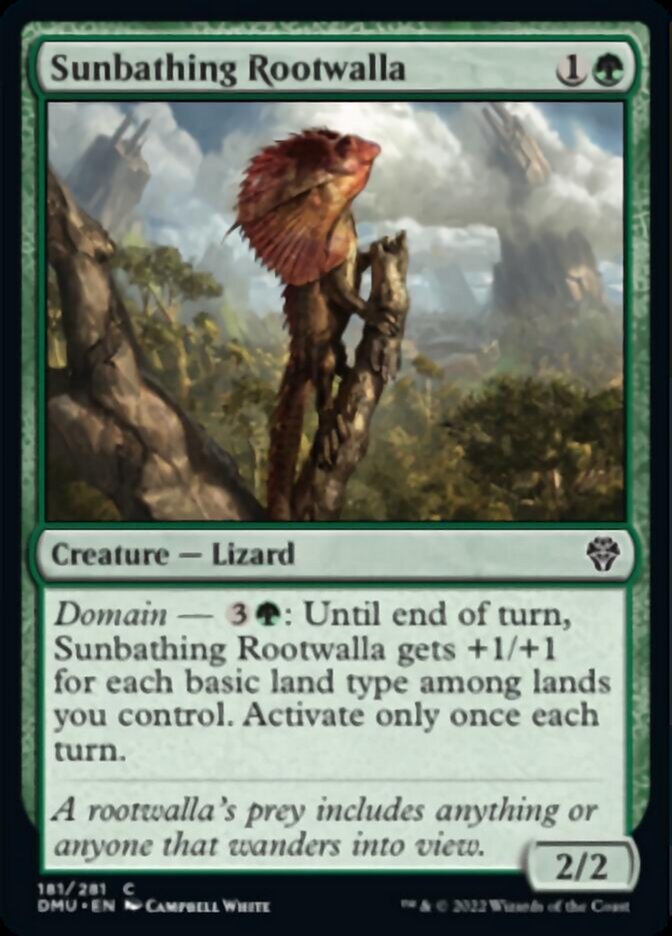 Sunbathing Rootwalla [Dominaria United] | The Gaming Verse