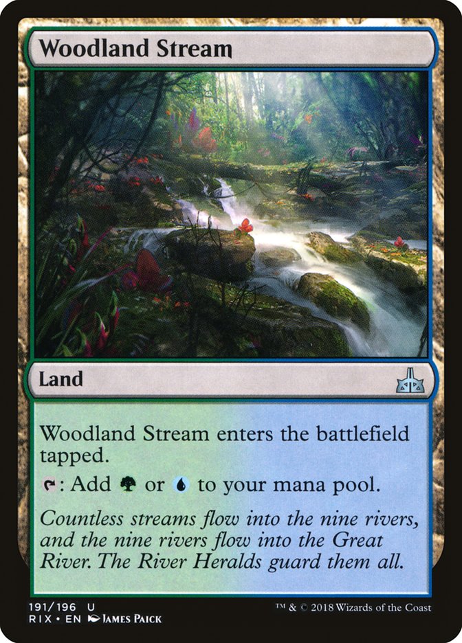 Woodland Stream [Rivals of Ixalan] | The Gaming Verse