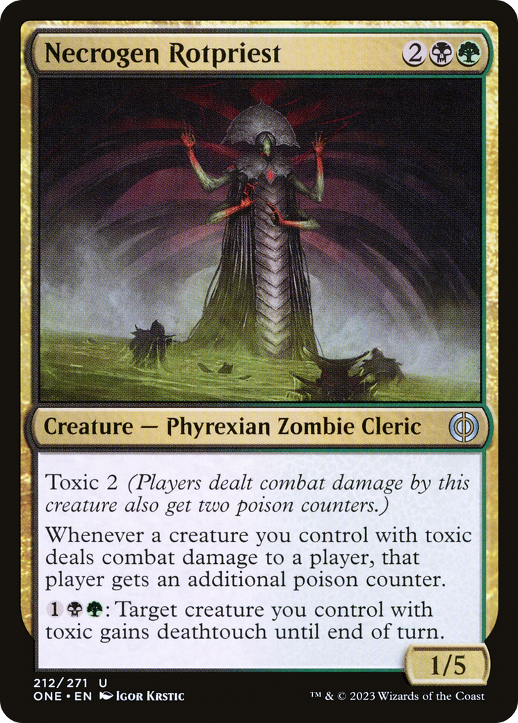 Necrogen Rotpriest [Phyrexia: All Will Be One] | The Gaming Verse