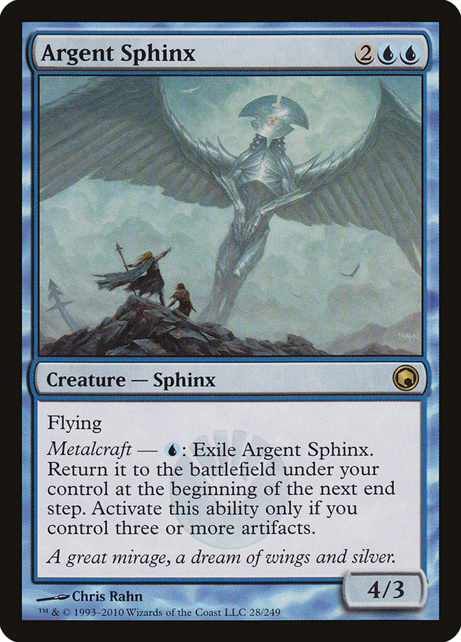 Argent Sphinx [Scars of Mirrodin] | The Gaming Verse