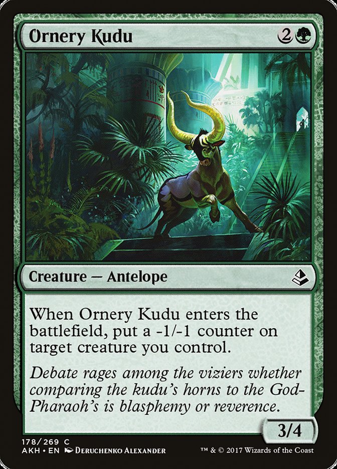 Ornery Kudu [Amonkhet] | The Gaming Verse