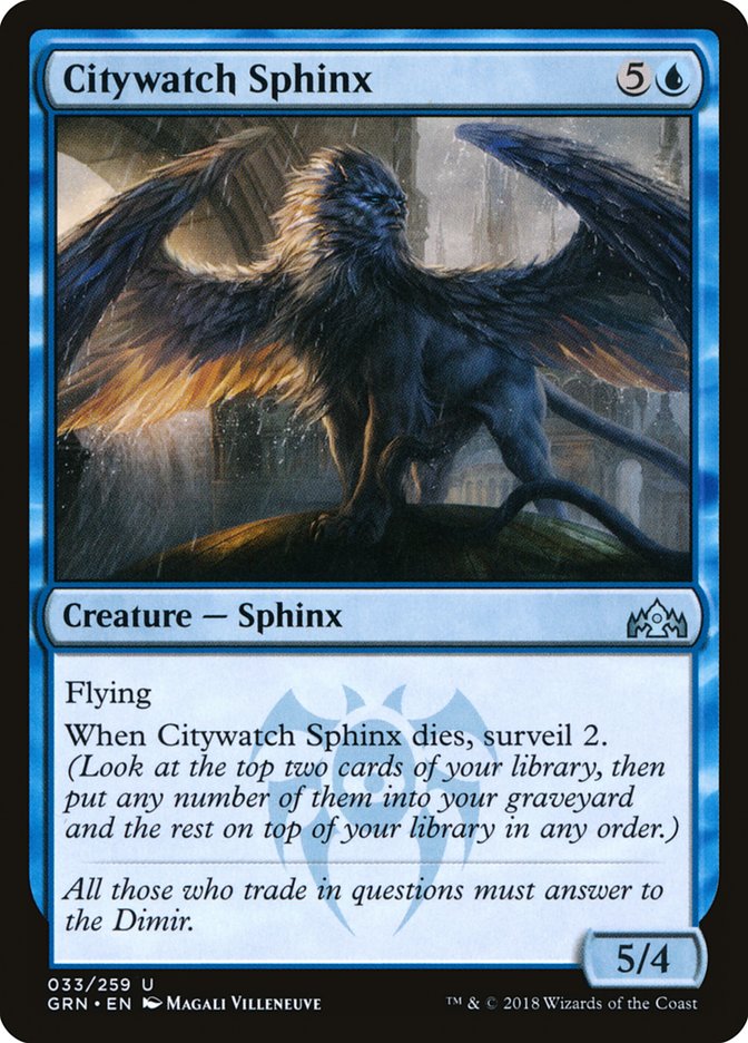 Citywatch Sphinx [Guilds of Ravnica] | The Gaming Verse