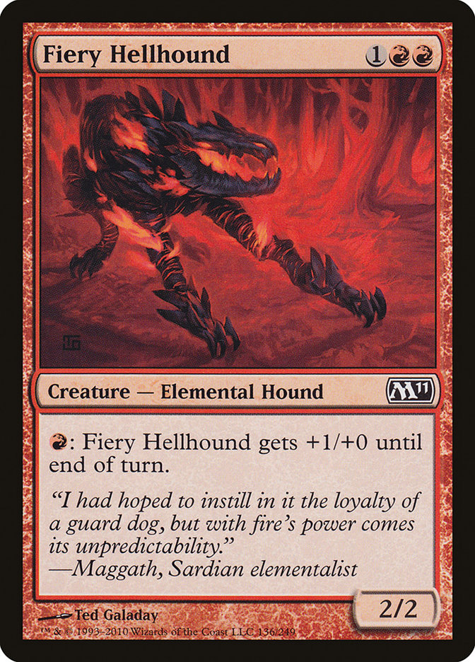 Fiery Hellhound [Magic 2011] | The Gaming Verse