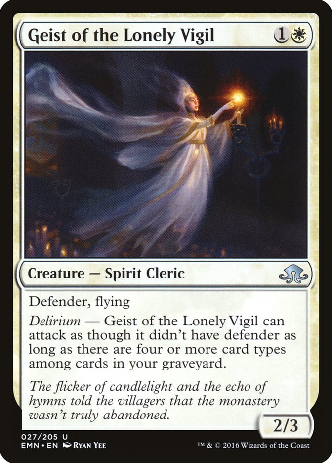 Geist of the Lonely Vigil [Eldritch Moon] | The Gaming Verse