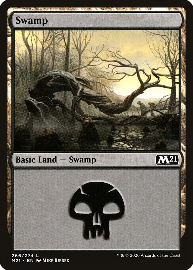 Swamp (#266) [Core Set 2021] | The Gaming Verse