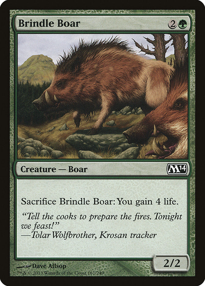 Brindle Boar [Magic 2014] | The Gaming Verse