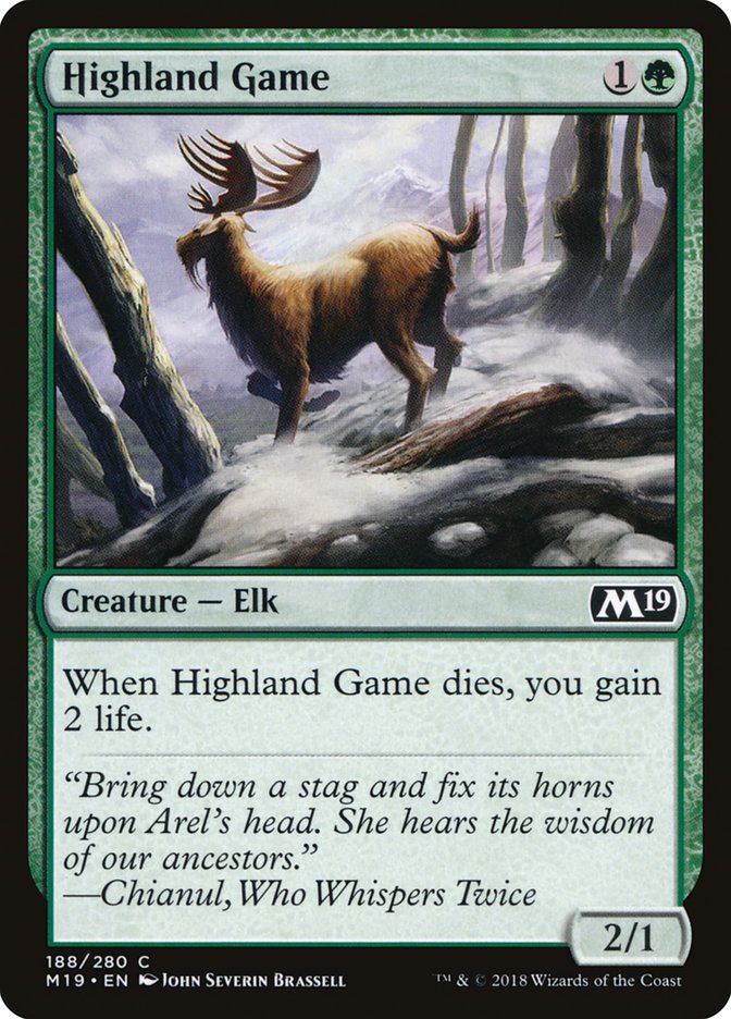 Highland Game [Core Set 2019] | The Gaming Verse