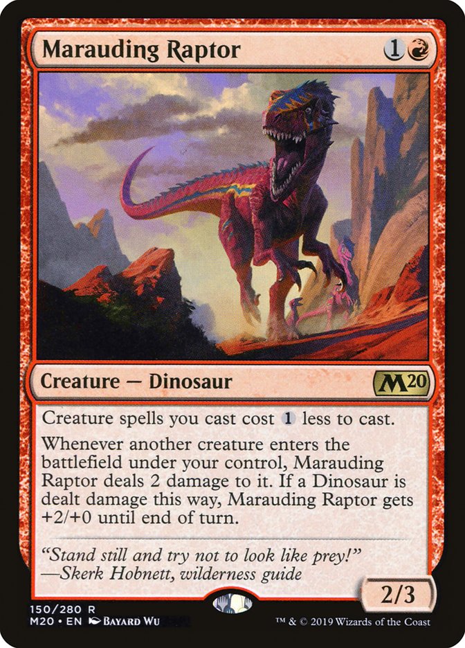 Marauding Raptor [Core Set 2020] | The Gaming Verse