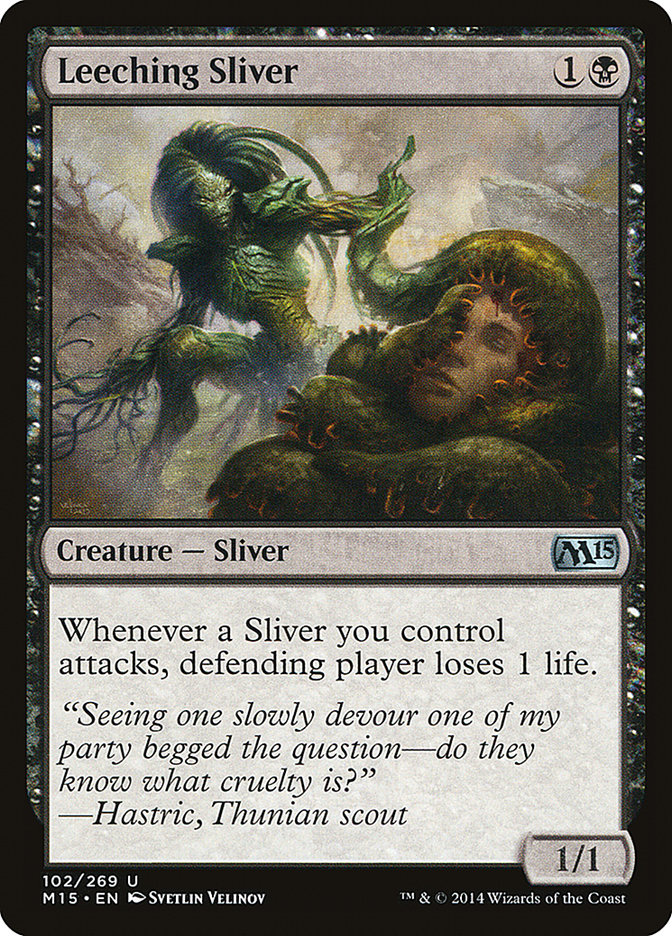 Leeching Sliver [Magic 2015] | The Gaming Verse