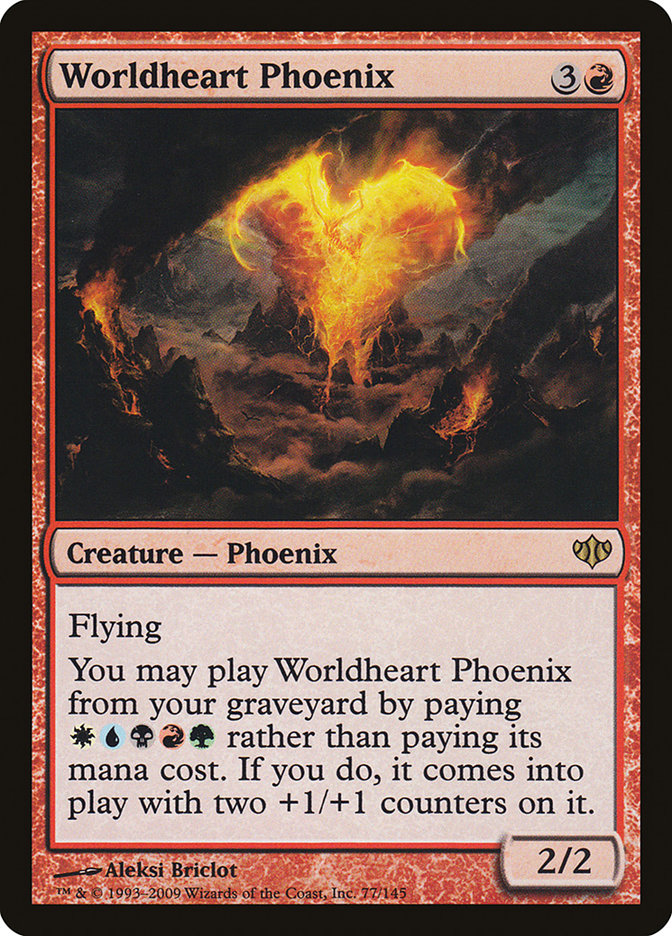 Worldheart Phoenix [Conflux] | The Gaming Verse