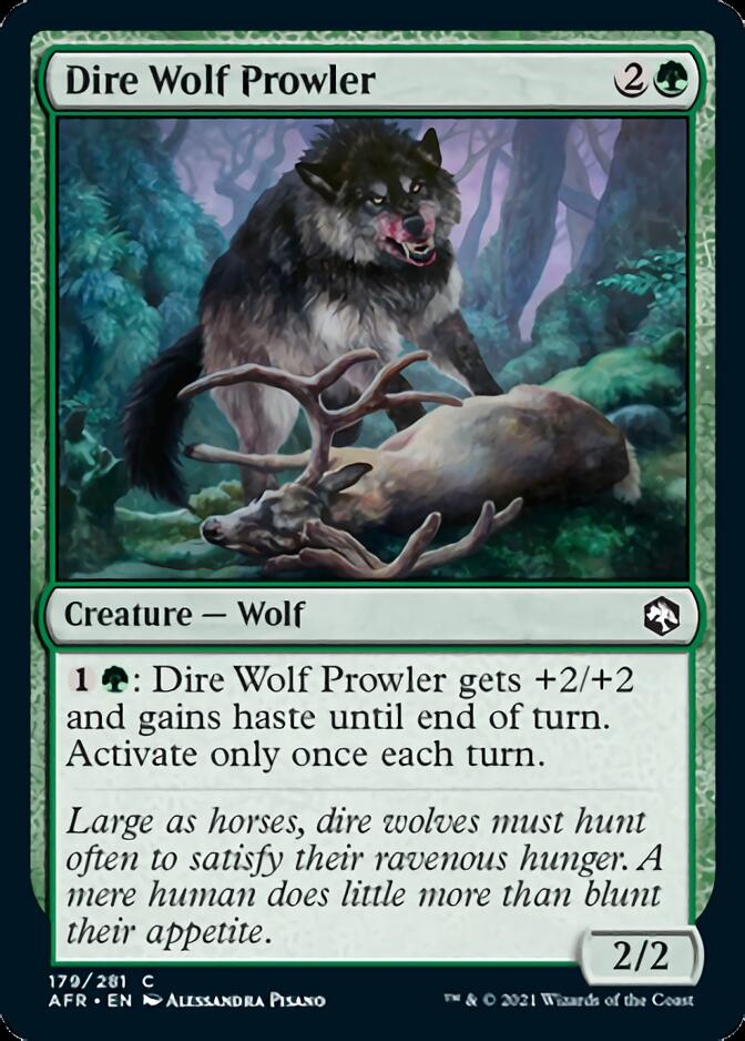 Dire Wolf Prowler [Dungeons & Dragons: Adventures in the Forgotten Realms] | The Gaming Verse