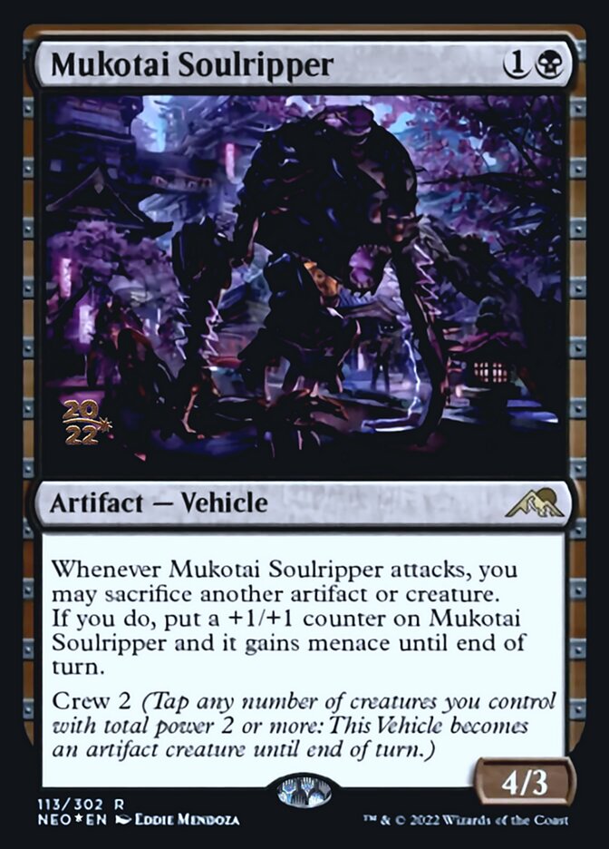 Mukotai Soulripper [Kamigawa: Neon Dynasty Prerelease Promos] | The Gaming Verse