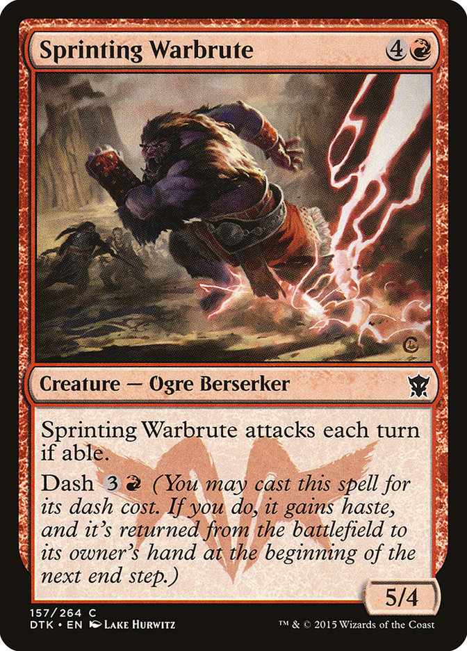 Sprinting Warbrute [Dragons of Tarkir] | The Gaming Verse