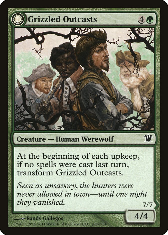 Grizzled Outcasts // Krallenhorde Wantons [Innistrad] | The Gaming Verse