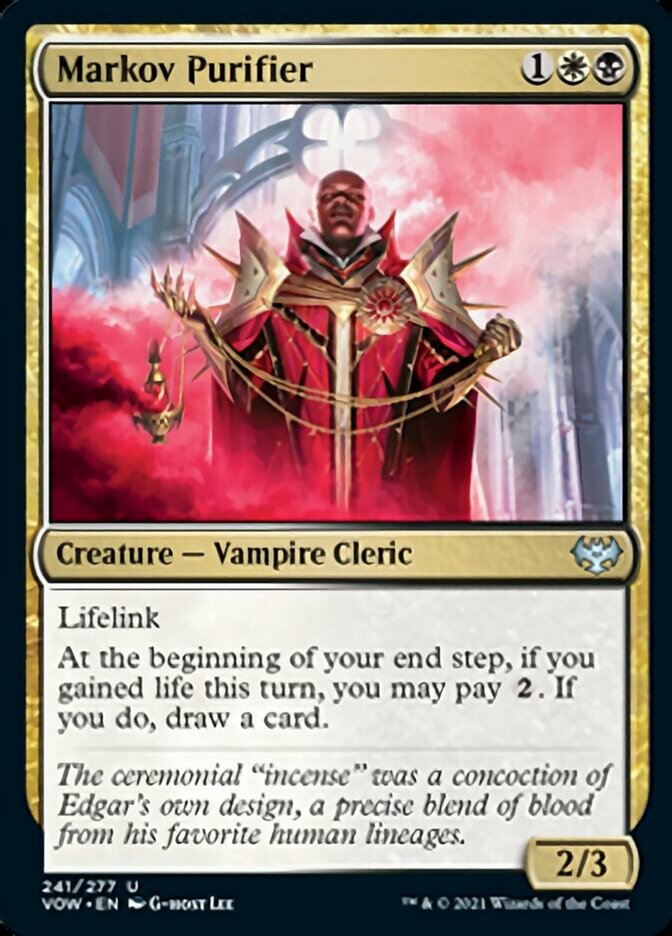 Markov Purifier [Innistrad: Crimson Vow] | The Gaming Verse