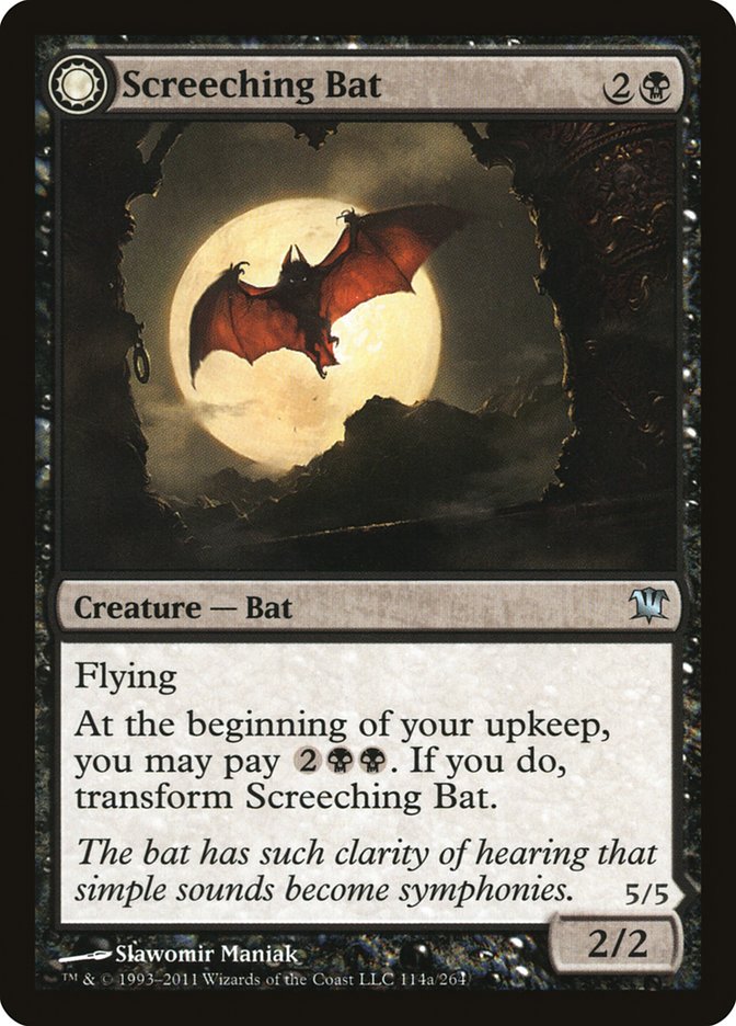 Screeching Bat // Stalking Vampire [Innistrad] | The Gaming Verse