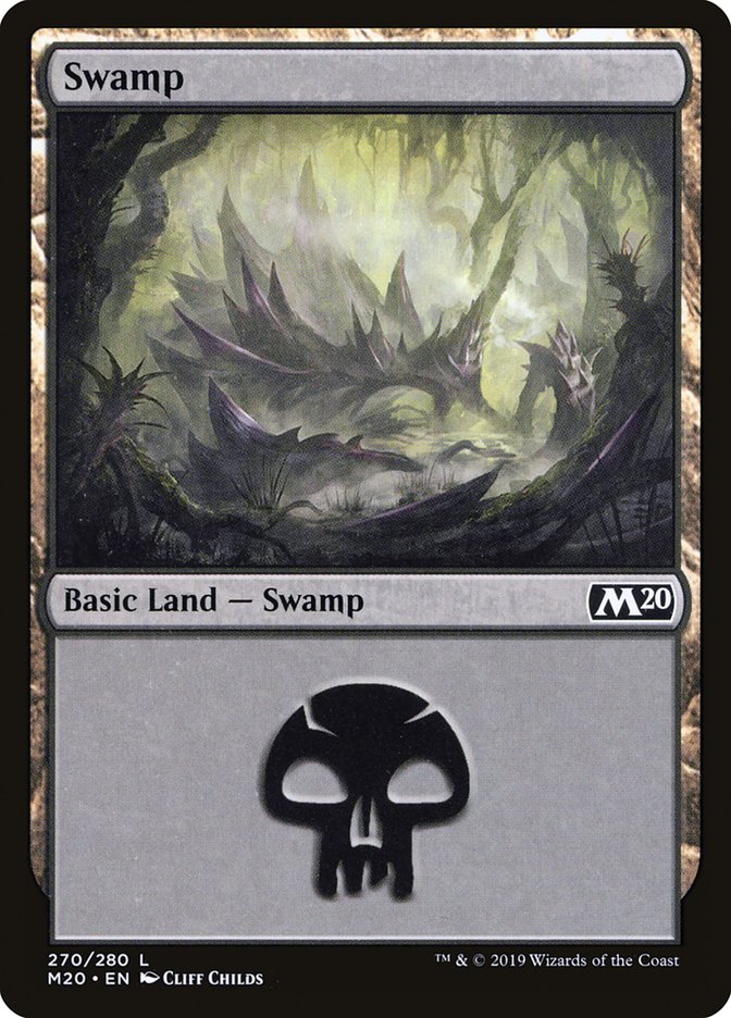 Swamp (#270) [Core Set 2020] | The Gaming Verse