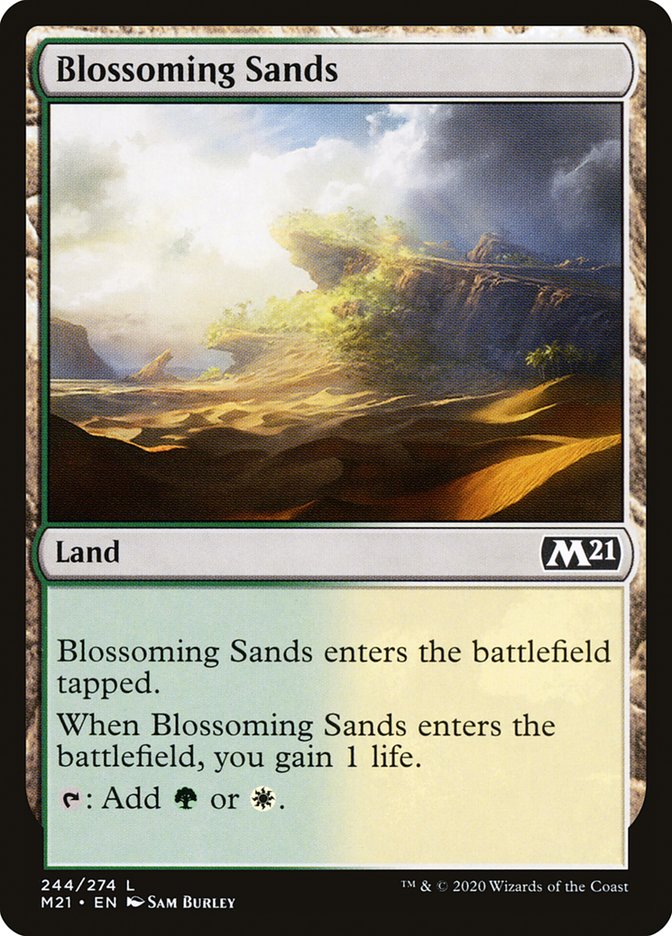 Blossoming Sands [Core Set 2021] | The Gaming Verse