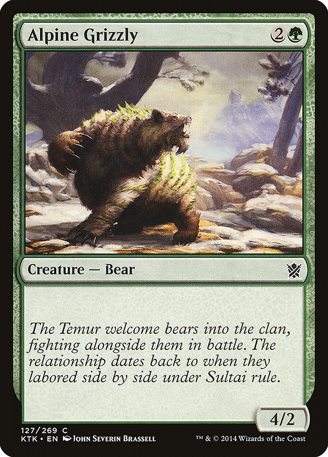 Alpine Grizzly [Khans of Tarkir] | The Gaming Verse