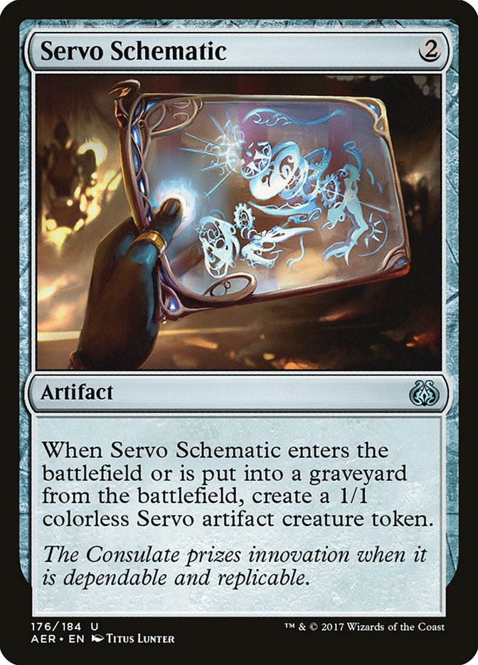 Servo Schematic [Aether Revolt] | The Gaming Verse