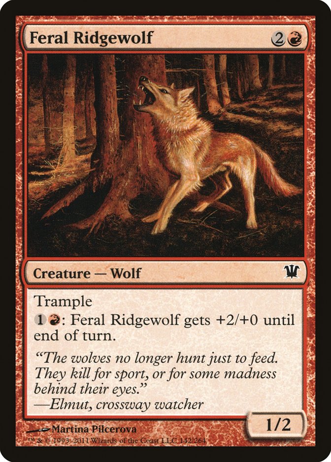 Feral Ridgewolf [Innistrad] | The Gaming Verse