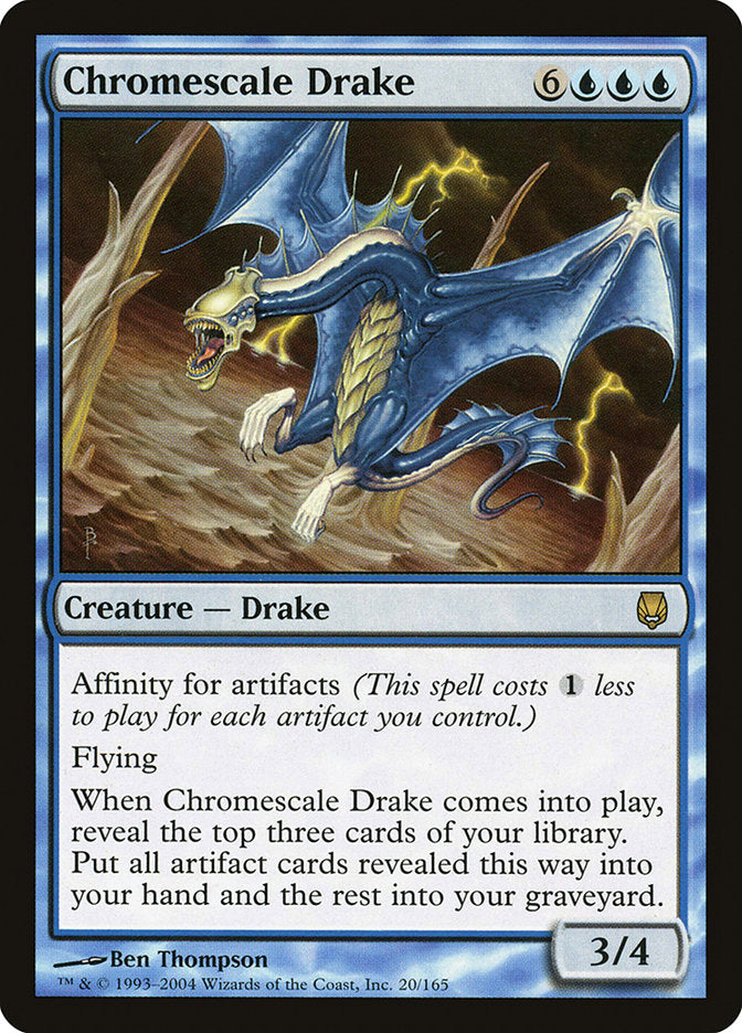 Chromescale Drake [Darksteel] | The Gaming Verse