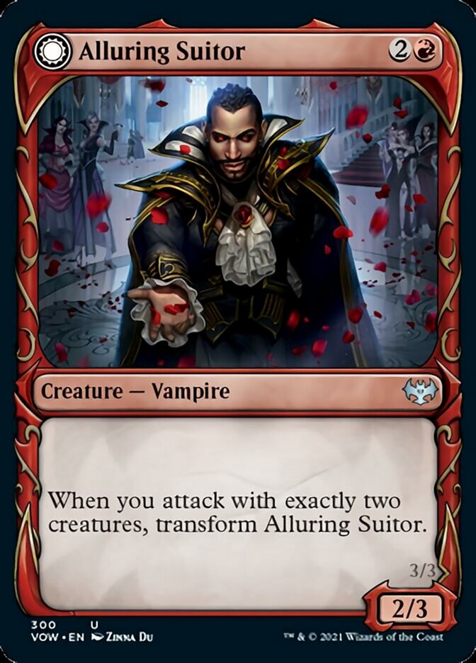 Alluring Suitor // Deadly Dancer (Showcase Fang Frame) [Innistrad: Crimson Vow] | The Gaming Verse