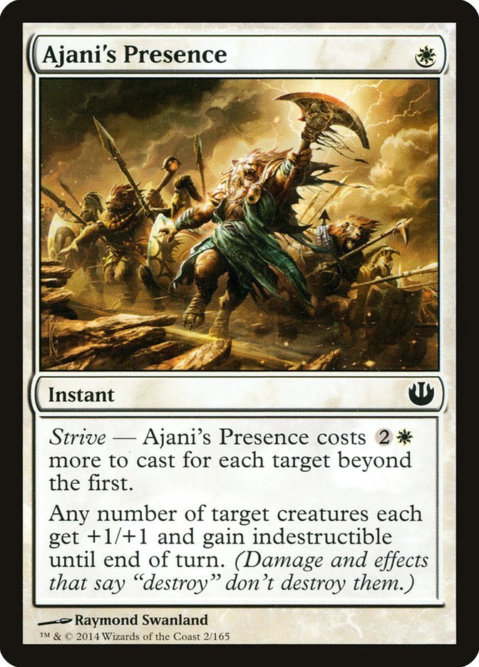 Ajani's Presence [Journey into Nyx] | The Gaming Verse