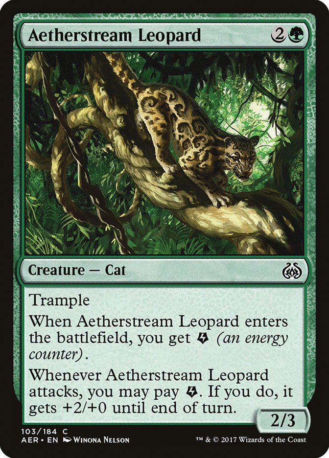 Aetherstream Leopard [Aether Revolt] | The Gaming Verse